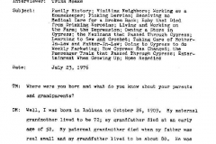 Dorothy Moake Interview Page 1