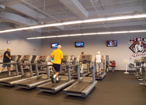 Anna Extension Center Fitness Center inside view