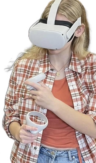 Student Using VR