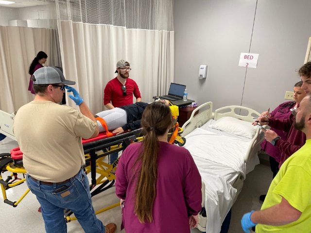 SCC Students Work with Professionals on Trauma Skills Training