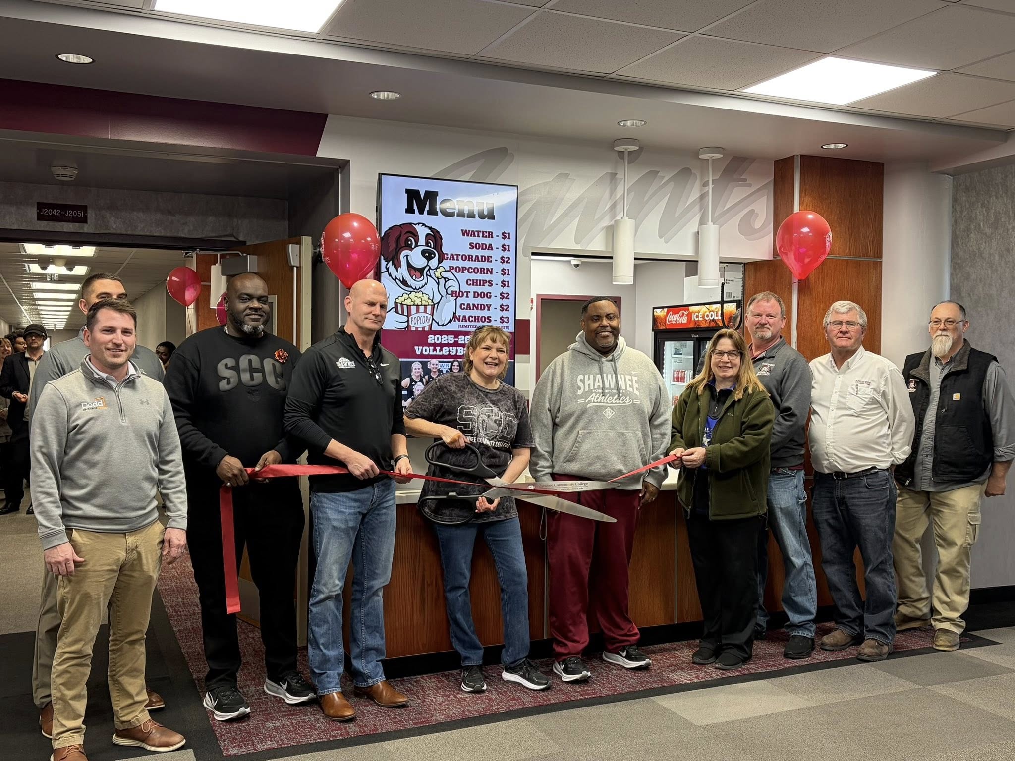 Concession Stand Ribbon Cutting
